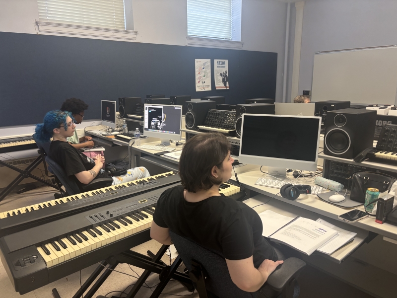 Students in class