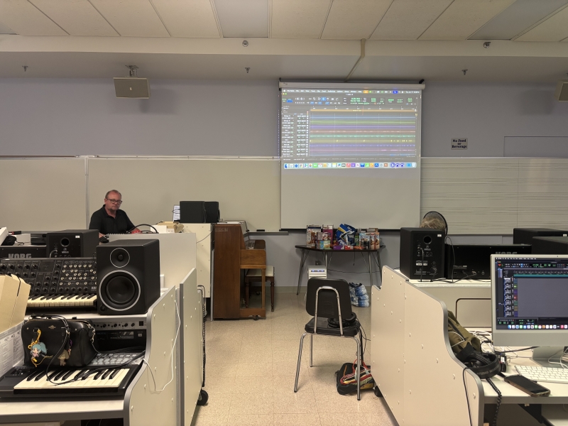 Instructor in class