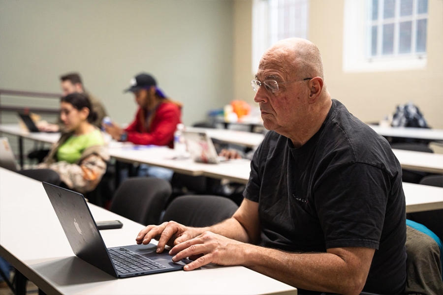 Students in class
